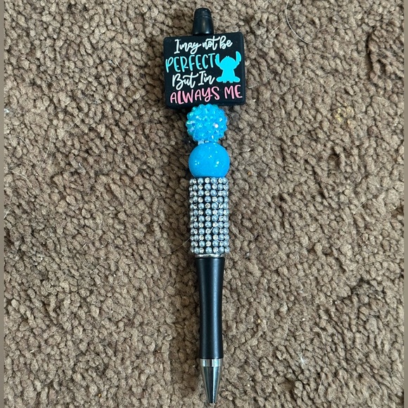 Hand Crafted Other - Stitch themed pen